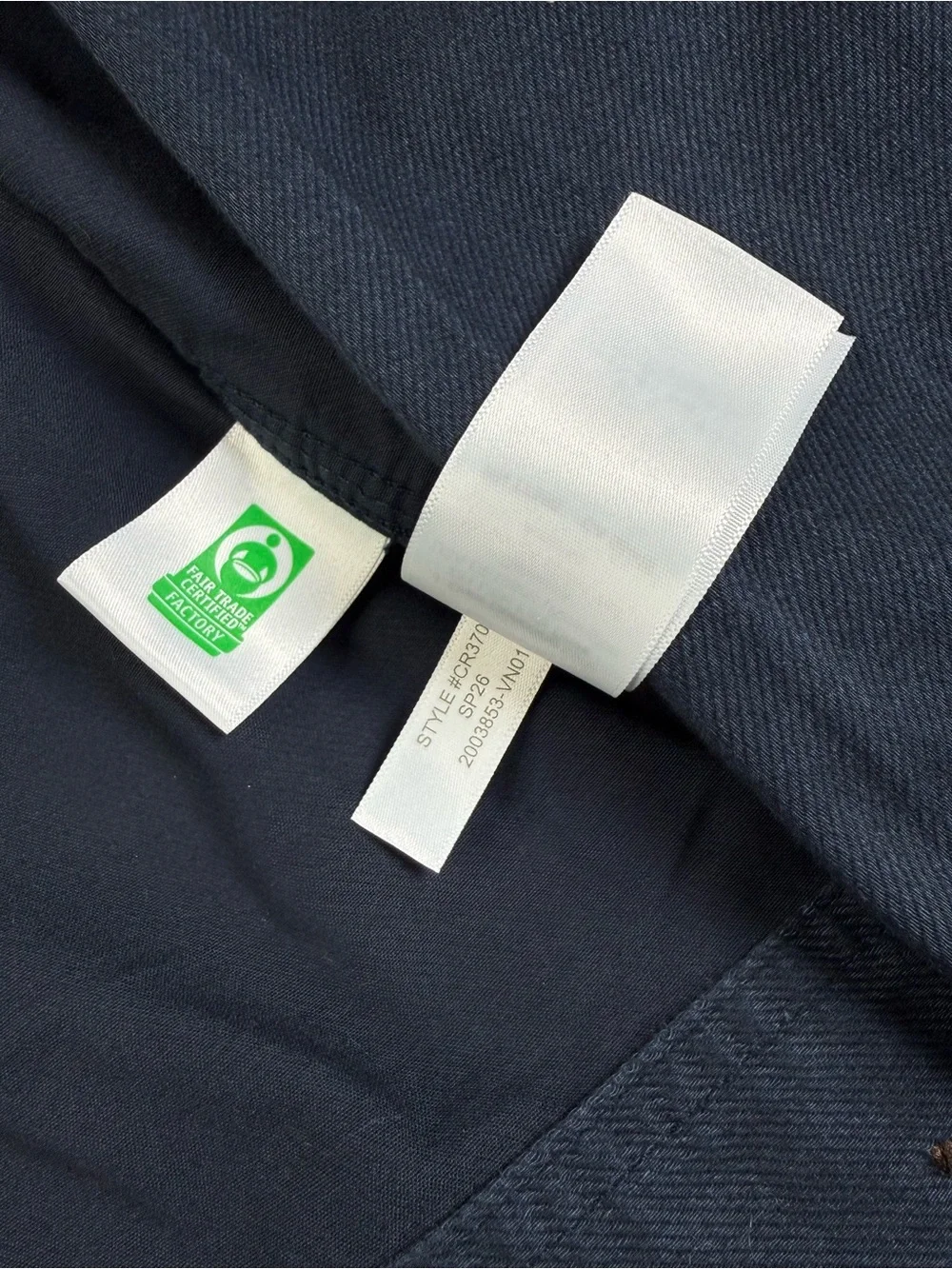 NWOT J. Crew Twill Station Jacket Navy Men’s Medium
